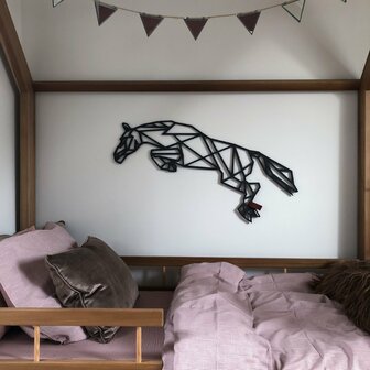 Springend Paard wanddecoratie