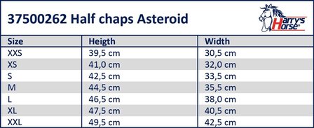 Harry&#039;s Horse Minichaps Asteroid