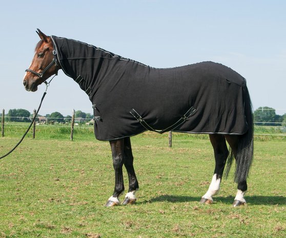 Anzai passend richting Harry's Horse Fleecedeken Deluxe met hals - BudgetRuitershop.nl -  BudgetRuitershop.nl
