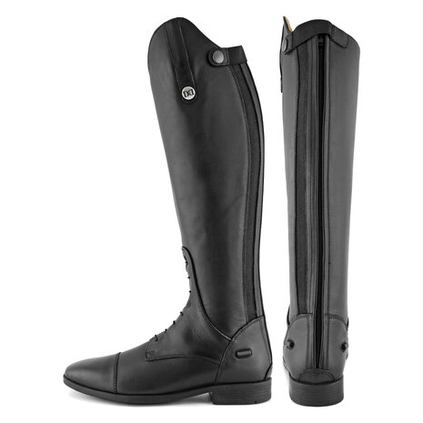 Derby RIding Boot with Laces and Zipper