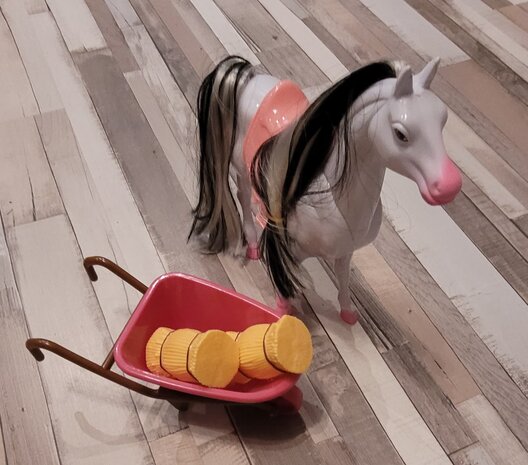 Speelgoed Set Red Horse Paardenstal